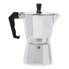 GENERICO - Cafetera Moka Manual Premium 3 Tazas 150 Ml