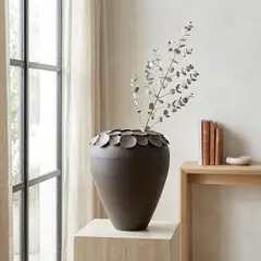 GENERICO - Jarrón Decorativo Ébano Imperial Alto