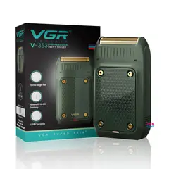 VGR - Afeitadora Shaver Electrica VGR-353 Inalambrica USB Barberia Depiladora Rasuradora