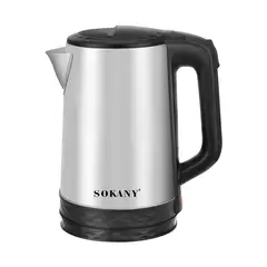 SOKANY - Hervidor Eléctrico SK-09022 Acero Inoxidable 2.3L Plateado