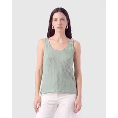 PATPRIMO - Camiseta Para Mujer Manga Sisa Verde #30098279