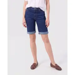 PATPRIMO - Bermuda Para Mujer Slim Largo Azul #30108131