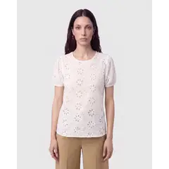 PATPRIMO - Blusa Para Mujer Manga Corta Blanco #30128228