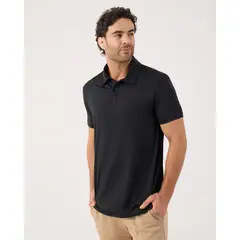 PATPRIMO - Polo Para Hombre Cuello Maquina Negro #44112768