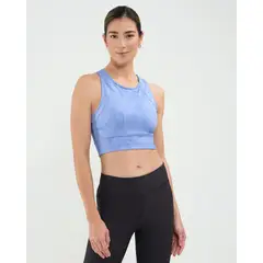 PATPRIMO - Top Deportivo Estampado Para Mujer Azul
