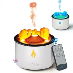 JAYSTORE - Humidificador Volcan Difusor Esencia Aromaterapia 360mL Hogar
