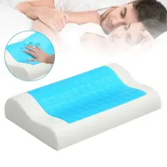 TECNOHOGAR JS - Almohada Ortopedica Tecnologia Viscoelastica Infusion De Gel