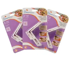 DREAM BABY - Set X3 Bloqueadores de Esquinas Muebles x2 Blanco Dreambaby