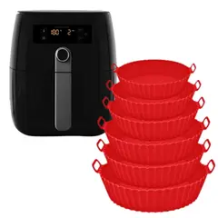 GENERICO - Moldes De Silicona Para Olla Freidora Reutilizable X6 Pcs