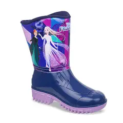 DISNEY - Botas Lluvia Frozen Yurem Azul-Lila para Niña.