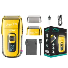 VGR - Maquina Afeitar Shaver VGR-332 Recargable Afeitadora Barba