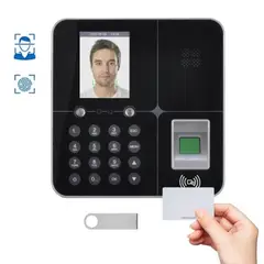 GENERICO - Biometrico Smart Control Asistencia Huellas + Facial Usb