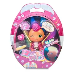 FAMOSA - Muñecos Bebes The Bellies Punky-pink Muñeca Grande Interactivo 19cm