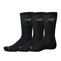 NEW BALANCE - Medias Deportivas Original Basic 3P Negro Unisex