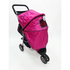 GENERICO - Coche Bebe Liviano Paseador Viajero Oferta Tipo 3 Ruedas fucsia