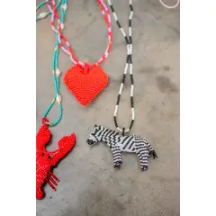 FLORIPONDIA - Collar Mostacilla Zebra