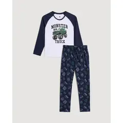 OSTU - Pijama Infantil Niño M/L P/L Marca Blanco #80040111