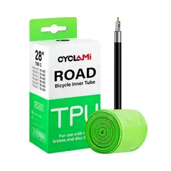 GENERICO - Neumático Cyclami TPU Ruta 700x28C Ultraliviana Válvula 85mm