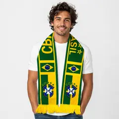 GENERICO - Bufanda Fútbol Hincha Selección Brasil