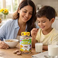 SOLARAY - Dino Colostrum Calostro Bovino Masticable Infantil Chocolate 60 Tabletas