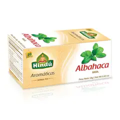 HINDU - Aromática Albahaca Hindú X 20 Bolsas