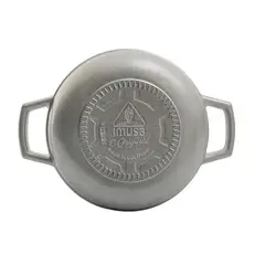 IMUSA - Caldero Original 20cm Aluminio Fundido Natural - 2 Litros