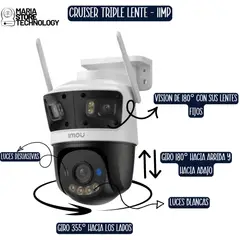 IMOU - Camara Wifi triple lente 11MP para exterior Imou.