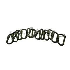 MAZUGI - Mosquetón Camuflado Explorer Gear Premium Collection X12 Verde Oscuro
