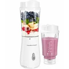 HAMILTON BEACH - Licuadora Personal con 2 Vasos de 414 ml