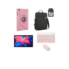 GENERICO - Estuche 360 Para Tablet + Teclado + Mouse + Bolso + vidrio para lenovo m11