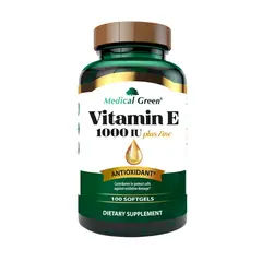 MEDICAL GREEN - SUPLEMENTO CON VITAMINA E 1000 IU + ZINC /