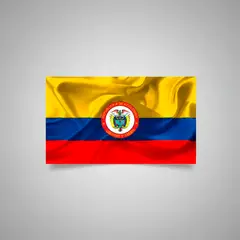 VITTORIA - Bandera Colombia Con Escudo 150 x 90 Exterior Grande CON ESCUDO