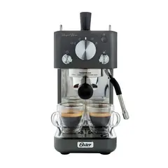 OSTER - Cafetera Espresso Compacta Perfect Brew 15 Bar BVSTEM7201