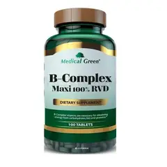 MEDICAL GREEN - ALIMENTO CON B- COMPLEX MAXI 100% X 100 UNIDADES/