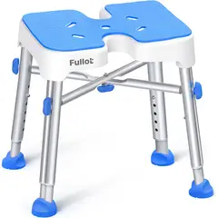 GENERICO - Silla De Ducha Ergonómica FULLOT Para Ancianos, Capacidad 500 Lbs