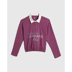 OSTU - Camiseta para Niña marca color Magenta en Algodón #9009
