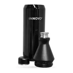 INNOVA - Termo Innovo SUP de Acero Inoxidable Negro con Pared Doble y 1 Litro