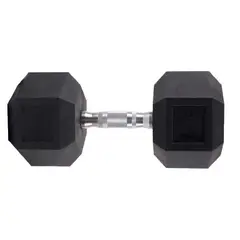 WONDER SPORT - Mancuerna Encauchetada Profesional 15 Kilos Sport