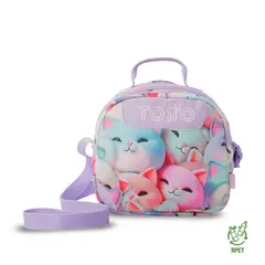 TOTTO - Lonchera Termica Con Recipientes Borrador M Niña