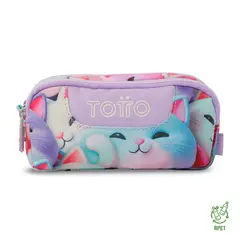 TOTTO - Multiuso Cartuchera Escolar Sobre Blanco Niña