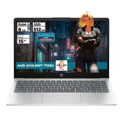 HP - PORTATIL AMD ATHLON SILVER 7120U 8GB RAM 512GB SSD 14 HD