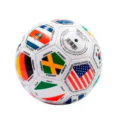 AKT - Balón Mini Fútbol No.2 Banderas Mundial