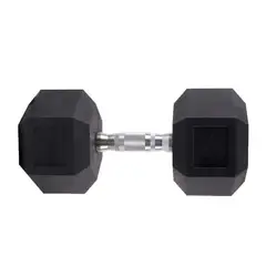WONDER SPORT - Mancuerna Encauchetada Profesional 17.5 Kilos Sport