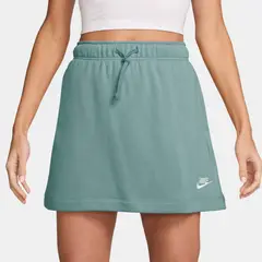 NIKE - Falda Mujer Lifestyle Sportswear Club Fleece Azul