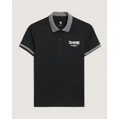 OSTU - Polo Infantil Niño Manga Corta Color Negro #80110112