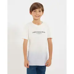 OSTU - Camiseta Para Niño M/C Marca En Color Azul #80090233