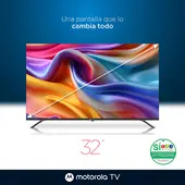 MOTOROLA - Televisor 32 Smart TV HD Google TV- MOT32NHLE05
