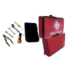 GENERICO - Botiquín Kit de Emergencia Hogar Oficina Carros Motos Sismos, terremotos, Kit de carreteras