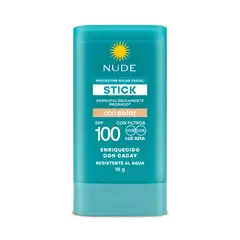 NUDE - Protector Solar En Barra Con Color Spf 100 18 Gr