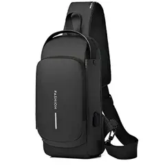 GENERICO - Bolso Morral Fashion Antirrobo - Negro